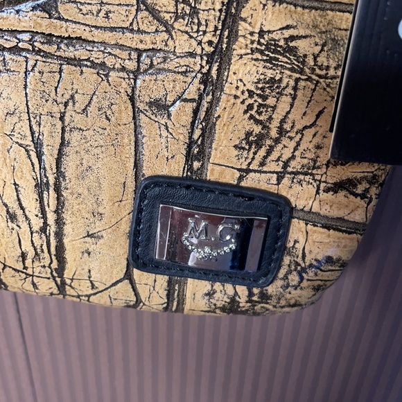 M.c. Marc Chantal Leather purse Black and Tan - Picture 2 of 11